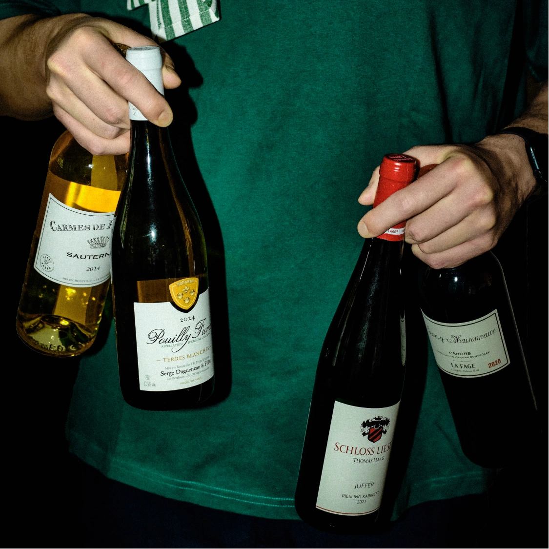 Weinauswahl der Tagesbar Florentine München – erlesene französische Weine