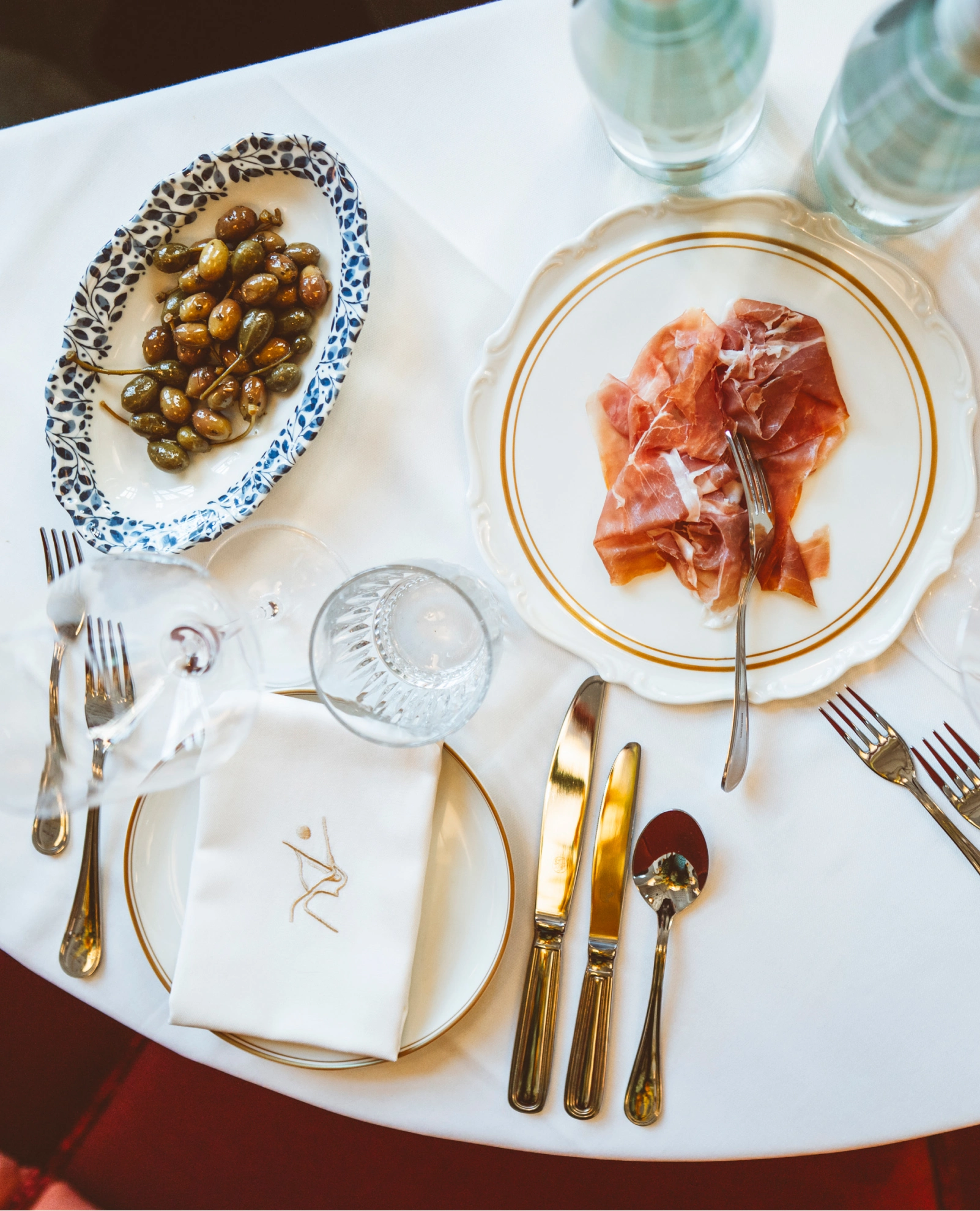 Italienische Vorspeisen und Antipasti im Restaurant Pellicano München